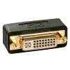 Lindy Premium DVI-D ühendusadapter, isane emasele, DVI-I, DVI-D, must