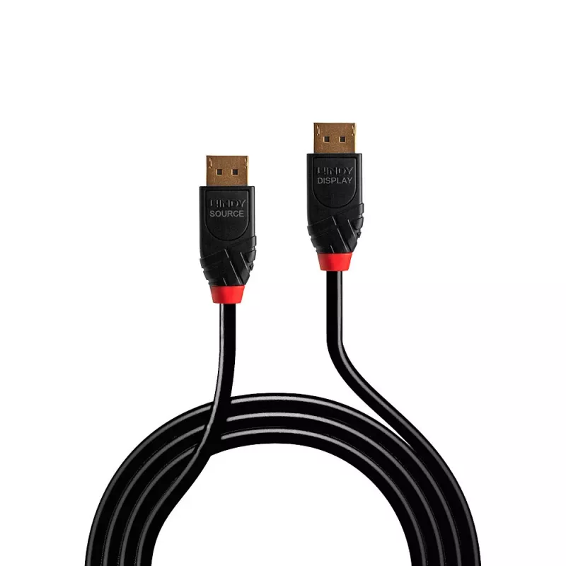 Lindy 5m aktiivne DisplayPort 1.4 kaabel, 5 m, DisplayPort, DisplayPort, isane, isane, 7680 x 4320 pikslit