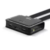 Lindy 2-pordiline DisplayPort 1.2, USB 2.0 ja audiokaabli KVM-lüliti