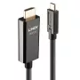 Lindy 10m USB Type C to HDMI 4K60 adapterkaabel HDR-iga, 10 m, USB USB-C, HDMI Type A (Standard), isane, isane, sirge