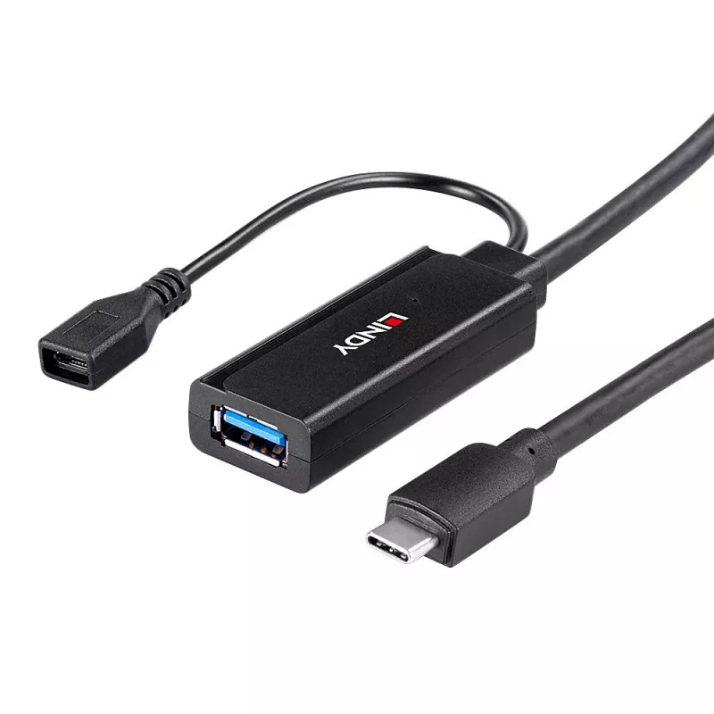 Lindy 5m USB 3.2 Gen 1 C/A aktiivne pikendus