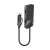 Lindy 43354 sülearvuti dokk/pordireplikaator USB 3.2 Gen 1 (3.1 Gen 1) Type-A + USB-C Must