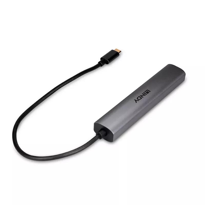 Lindy 43385 liidesejaotur USB USB-C 10000 Mbit/s Hall