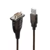 Lindy 43413 jadakaabel Hall 1,5 m USB Type-A RS-232