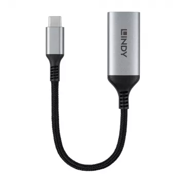 Lindy 43428 videokaabli adapter 0,15 m USB-C tüüpi HDMI Hall