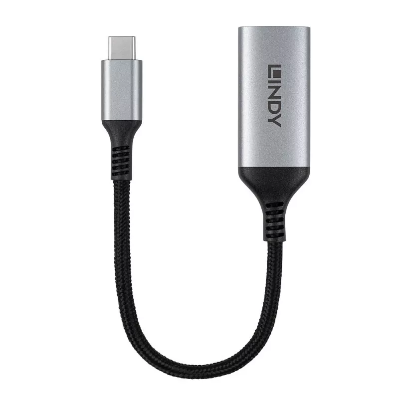 Lindy 43428 videokaabli adapter 0,15 m USB-C tüüpi HDMI Hall