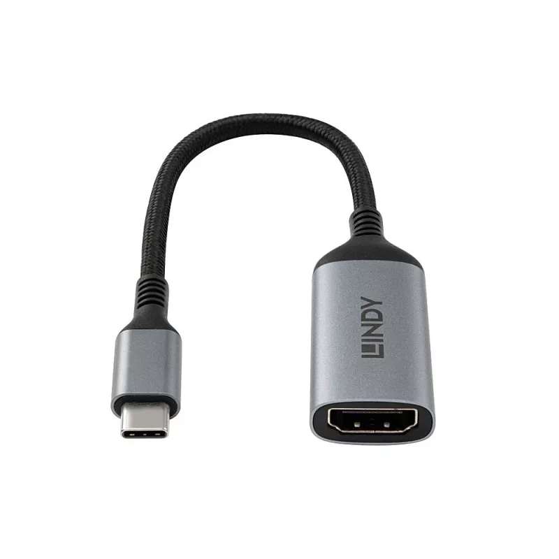 Lindy 43428 videokaabli adapter 0,15 m USB-C tüüpi HDMI Hall
