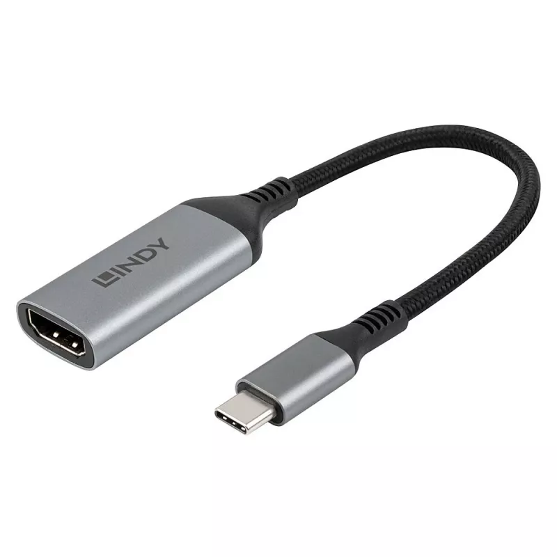 Lindy 43428 videokaabli adapter 0,15 m USB-C tüüpi HDMI Hall