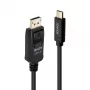 Lindy 2 m USB USB-C kuni DisplayPort 4K60 adapterkaabel koos HDR-iga