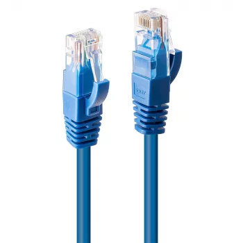 Lindy 5m Cat.6 U/UTP võrgukaabel, sinine, 5 m, Cat6, U/UTP (UTP), RJ-45, RJ-45, sinine