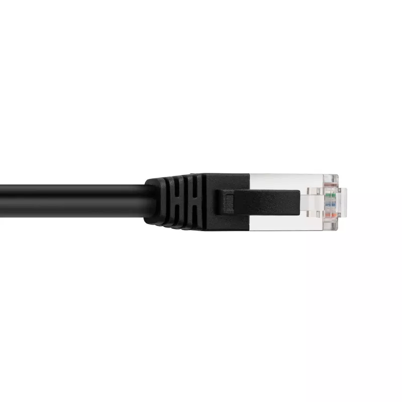 Lindy 0,2 m RJ-45 Cat.6A eemaldatav adapter, 0,2 m, Cat6a, RJ-45, RJ-45, must, punane