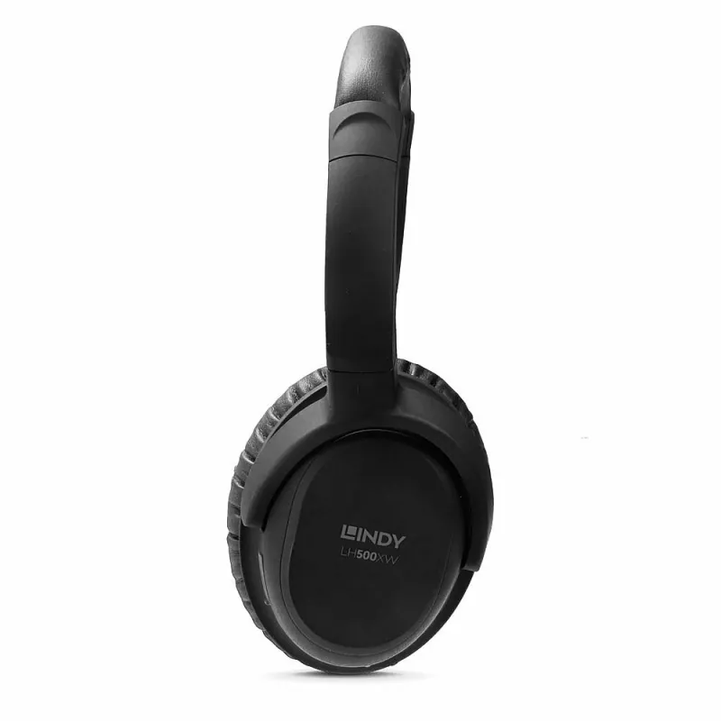 Lindy LH500XW peakomplekt – juhtmega ja juhtmevaba, peapael, Micro-USB, Bluetooth, must