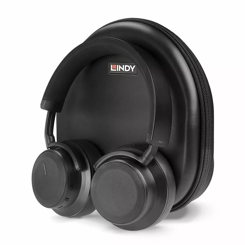 Lindy LH900XW peakomplekt juhtmega ja juhtmevaba peavõru kõned/muusika USB USB-C Bluetooth must