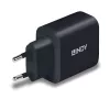 Lindy 73426 mobiilseadme laadija Universal Must Vahelduvvool Kiirlaadimine Siseruumides