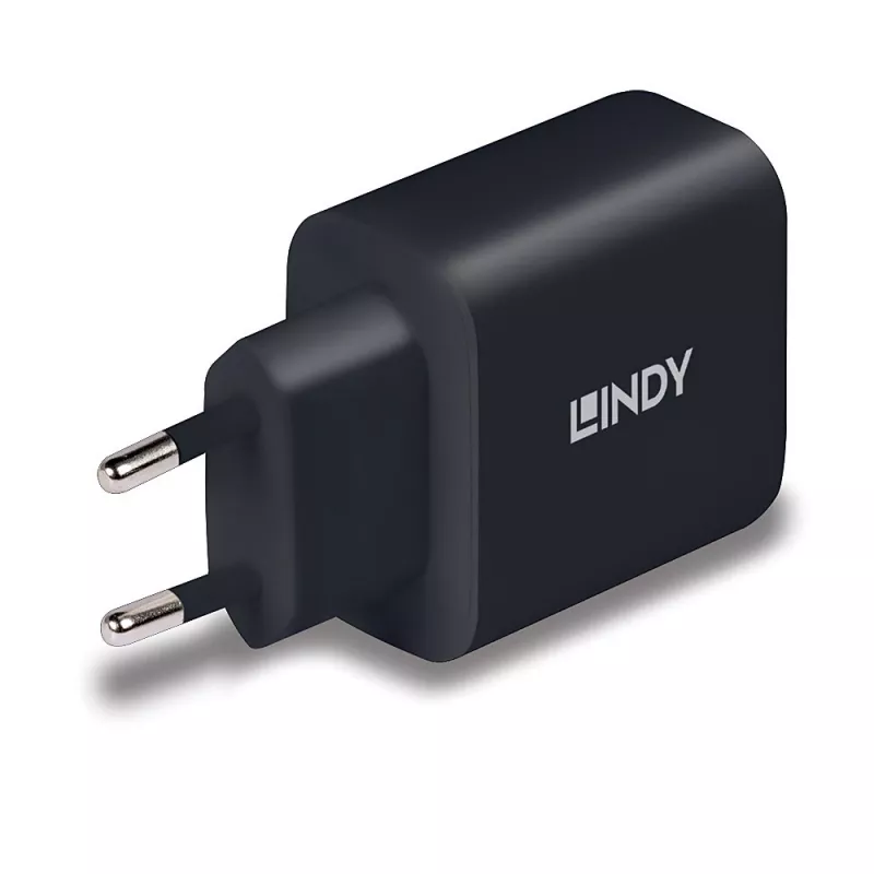 Lindy 73426 mobiilseadme laadija Universal Must Vahelduvvool Kiirlaadimine Siseruumides