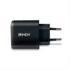 Lindy 73426 mobiilseadme laadija Universal Must Vahelduvvool Kiirlaadimine Siseruumides