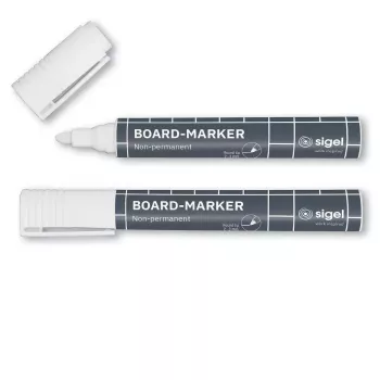 Marker Sigel BA715 2 tk peen/kuulots Valge
