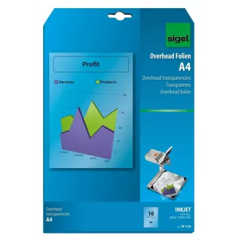 Prindikile tindiprinterile Sigel IF110 A4 Läbipaistev 10 lehte