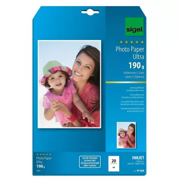 Fotopaber Satin A4 Sigel InkJet Ultra