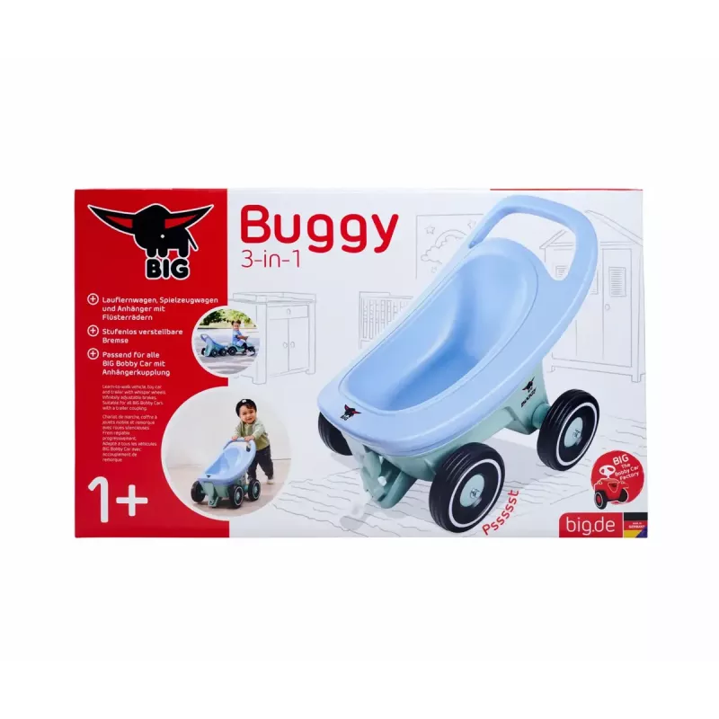Beebikõndija Simba-Dickie BIG Buggy 3-in-1 — sinine/türkiis, kombineeritav disain