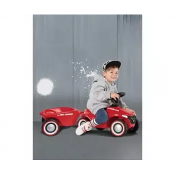 Mänguauto haagis Simba‑Dickie BIG Bobby‑Car Neo Trailer — plastist, punane, vanusele 1–5