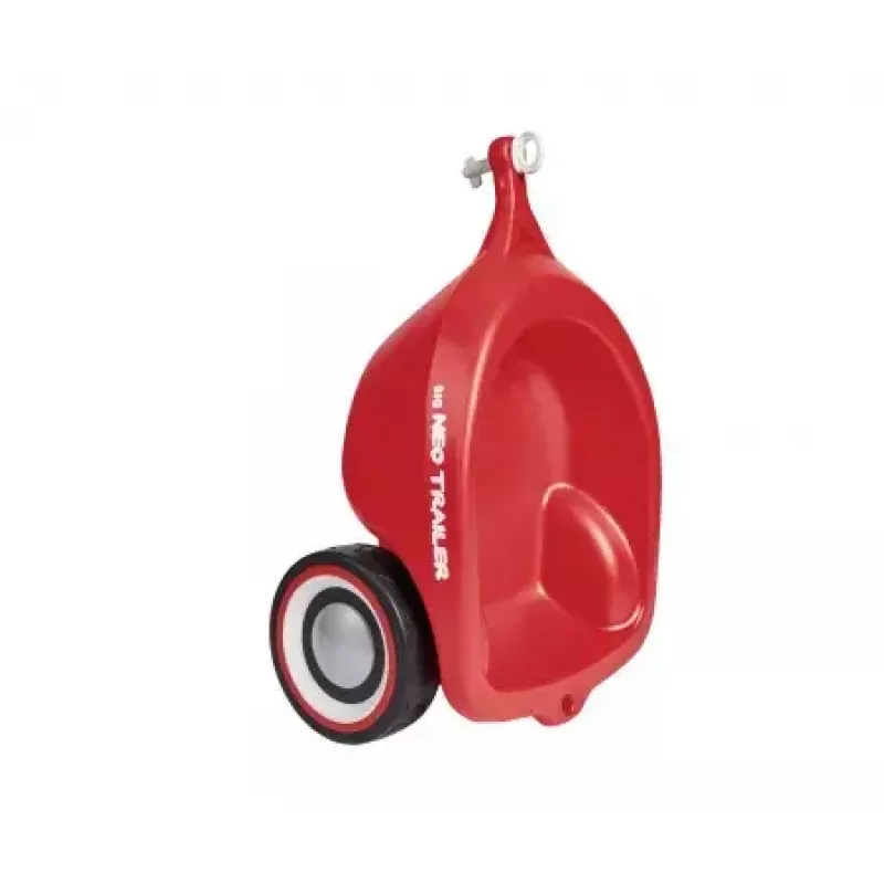 Mänguauto haagis Simba‑Dickie BIG Bobby‑Car Neo Trailer — plastist, punane, vanusele 1–5