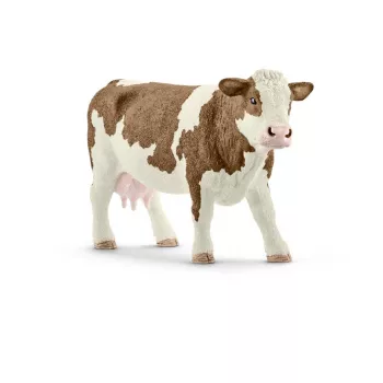 schleich FARM WORLD Simmentali lehm, 3 a, Talu, Taluloomad / talumänguasjad, Mitmevärviline, Plast, 1 tk