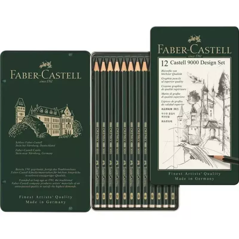 Pliiatsikomplekt Faber-Castell CASTELL 9000