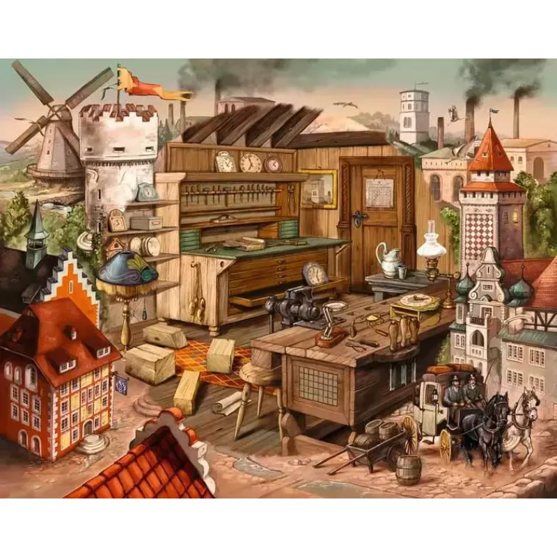 Pusle Ravensburger 17447 — 919 tükki, 640 mm lai, soovitatav vanus 14+