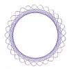 Laste spirograaf Ravensburger 297740 šablooni ja 2 markeriga, mitmevärviline, vanusele 6+