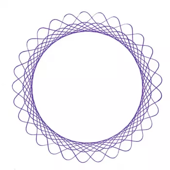 Laste spirograaf Ravensburger 297740 šablooni ja 2 markeriga, mitmevärviline, vanusele 6+
