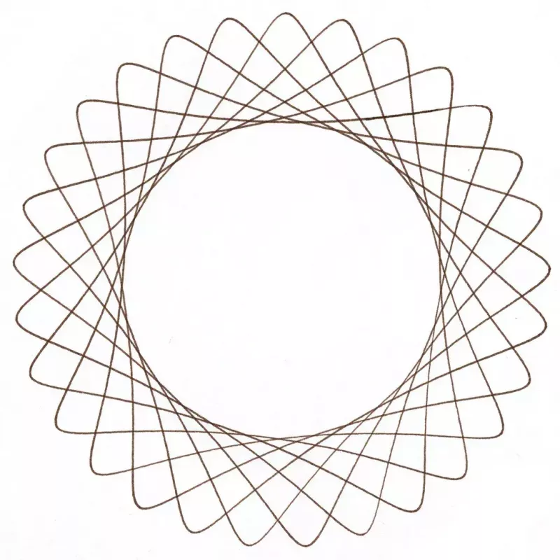 Laste spirograaf Ravensburger 297740 šablooni ja 2 markeriga, mitmevärviline, vanusele 6+