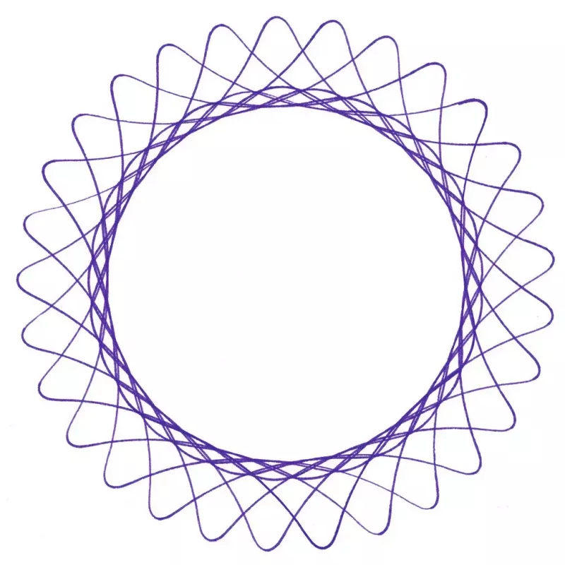 Laste spirograaf Ravensburger 297740 šablooni ja 2 markeriga, mitmevärviline, vanusele 6+