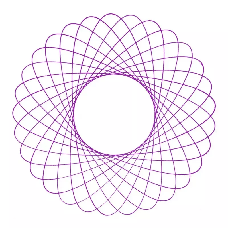 Laste spirograaf Ravensburger 297740 šablooni ja 2 markeriga, mitmevärviline, vanusele 6+