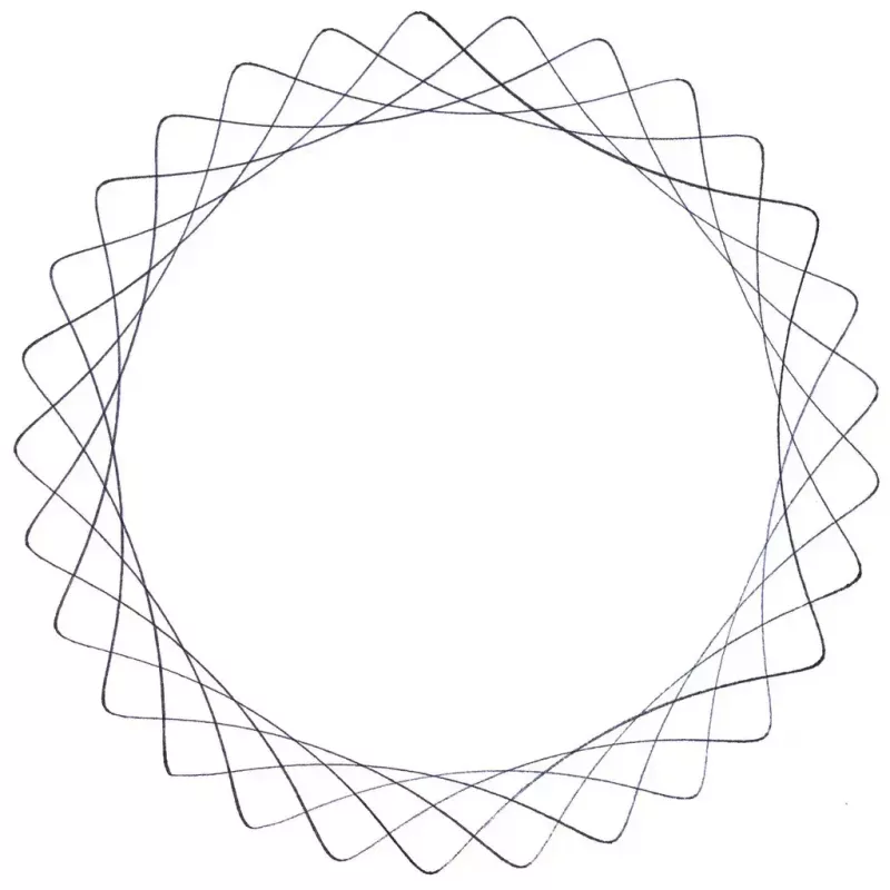 Laste spirograaf Ravensburger 297740 šablooni ja 2 markeriga, mitmevärviline, vanusele 6+