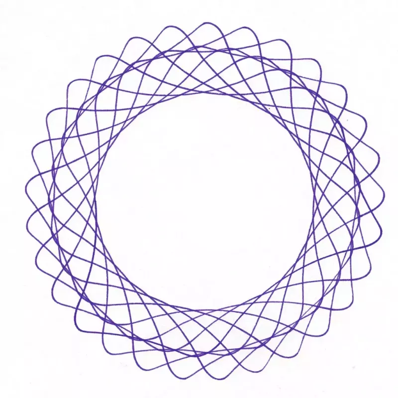 Laste spirograaf Ravensburger 297740 šablooni ja 2 markeriga, mitmevärviline, vanusele 6+