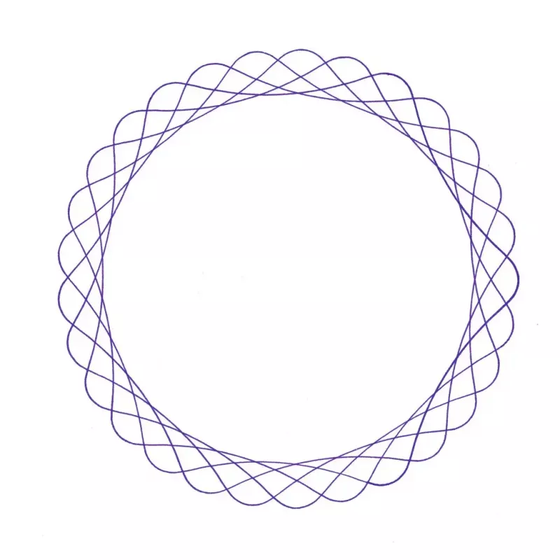 Laste spirograaf Ravensburger 297740 šablooni ja 2 markeriga, mitmevärviline, vanusele 6+
