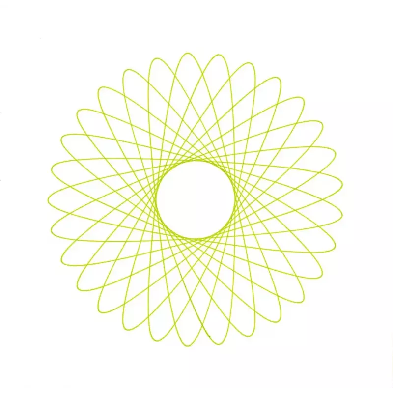 Laste spirograaf Ravensburger 297740 šablooni ja 2 markeriga, mitmevärviline, vanusele 6+