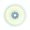 Laste spirograaf Ravensburger 297740 šablooni ja 2 markeriga, mitmevärviline, vanusele 6+