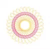 Laste spirograaf Ravensburger 297740 šablooni ja 2 markeriga, mitmevärviline, vanusele 6+