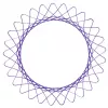 Laste spirograaf Ravensburger 297740 šablooni ja 2 markeriga, mitmevärviline, vanusele 6+