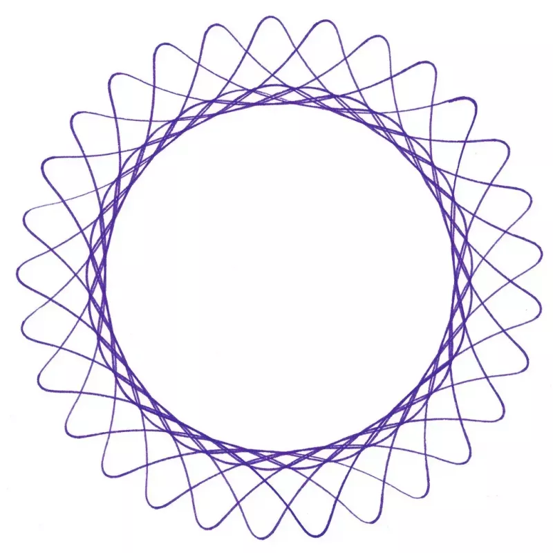 Laste spirograaf Ravensburger 297740 šablooni ja 2 markeriga, mitmevärviline, vanusele 6+