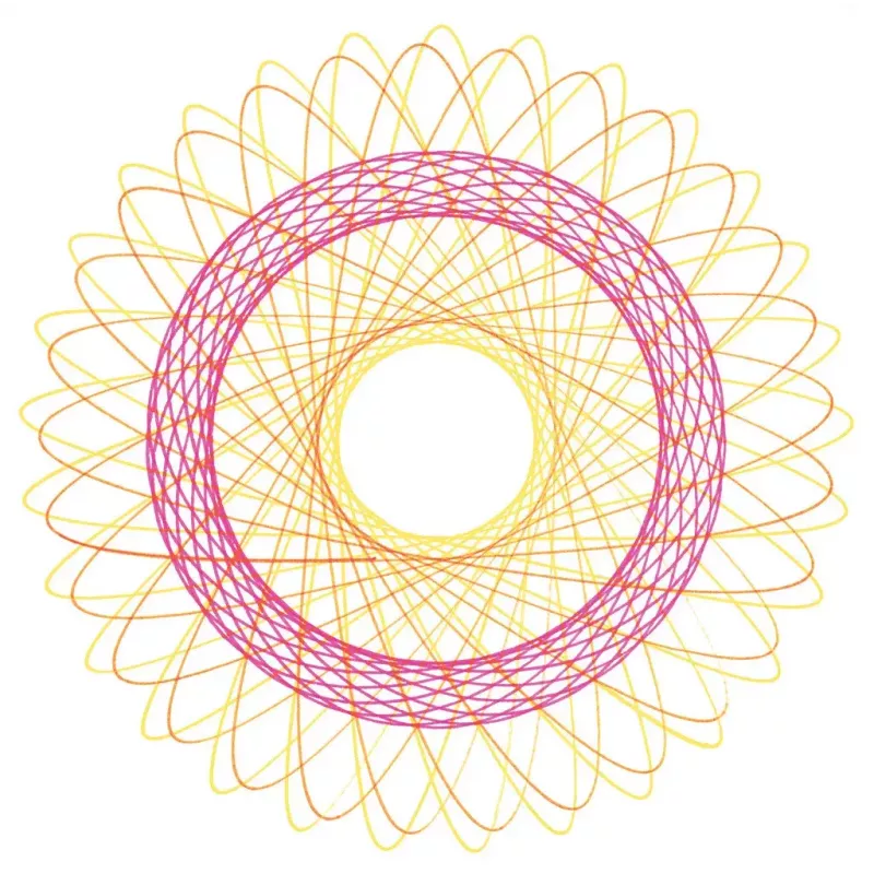 Laste spirograaf Ravensburger 297740 šablooni ja 2 markeriga, mitmevärviline, vanusele 6+