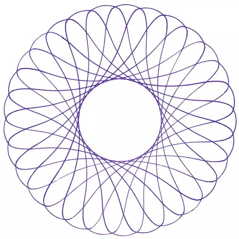 Laste spirograaf Ravensburger 297740 šablooni ja 2 markeriga, mitmevärviline, vanusele 6+