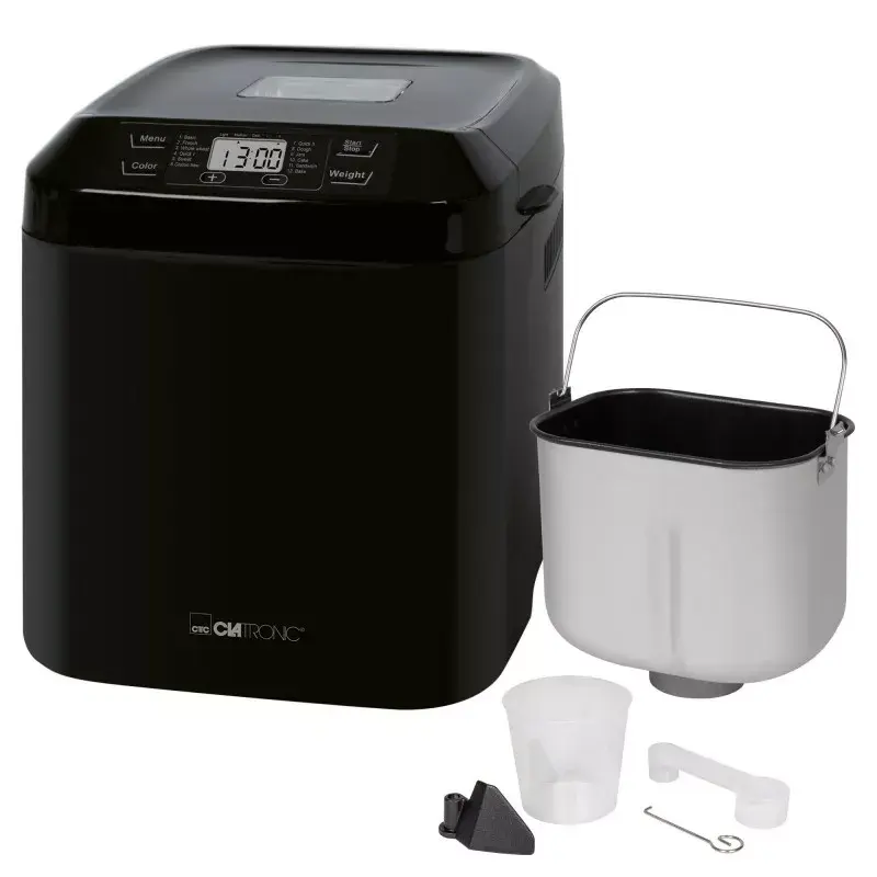 Leivamasin CLATRONIC BBA 3774 550W – 3 L vorm, kuni 1,5 kg päts, 12 programmi, LCD taimer