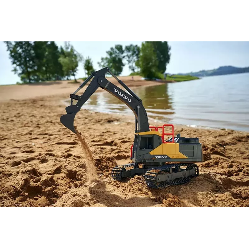 RC-ekskavaator Dickie Volvo Mining 2,4 GHz kaugjuhitav ehitusmudel