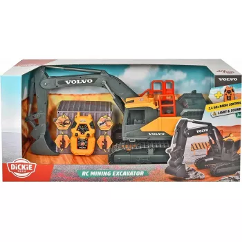 RC-ekskavaator Dickie Volvo Mining 2,4 GHz kaugjuhitav ehitusmudel