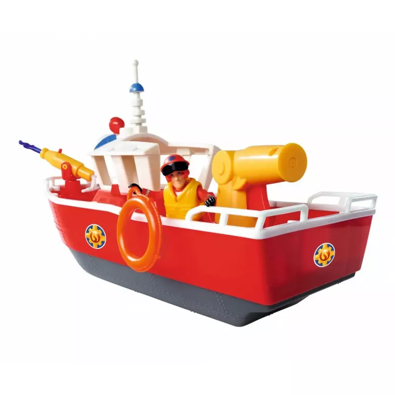Mängu-tuletõrjepaat Simba‑Dickie Fireman Sam Titan Fireboat, sõidukikomplekt