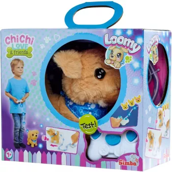 Simba ChiChi LOVE Loomy kuldse retriiveri pehme mänguasi, 20 cm, beež ja roosa