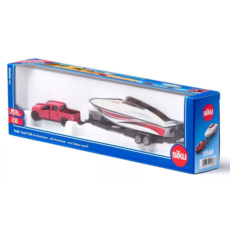 Siku Ford F150 mootorpaadiga Mudelautode komplekt Kokkupandud 1:50